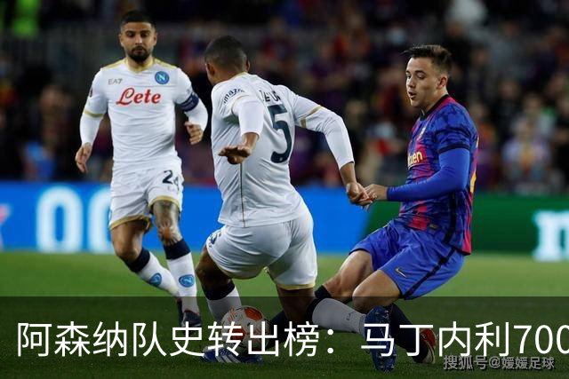 阿森纳队史转出榜：马丁内利7000万欧大幅刷纪录，阿内尔卡第三